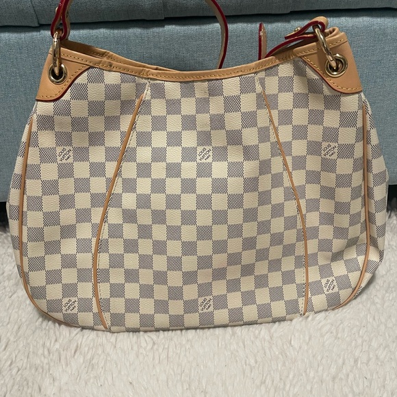 Checkered Hobo Galliera Shoulder Bag - Picture 2 of 9